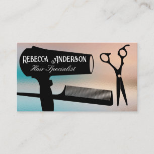 Schneidwerkzeuge Salon Terminkarte