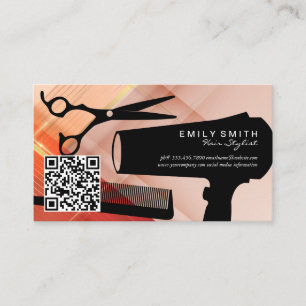 Schneidwerkzeuge Schere Comb Blow Dryer Terminkarte