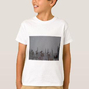 Schneiendes Blizzard-Schnee-Schneeflocke T-Shirt