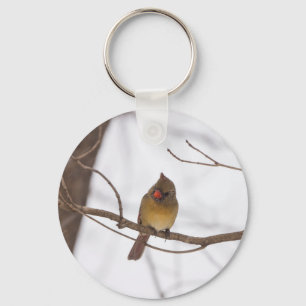 Schneit wieder sagt Mrs Cardinal Schlüsselanhänger
