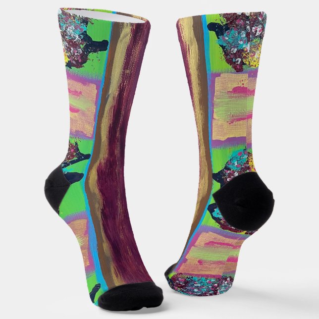 Schnell abhauen socken (Gewinkelt)