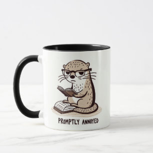 Schnell annoyed Otter - Whimsical Cartoon Design Tasse