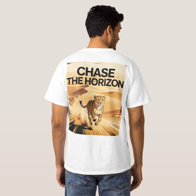 Schnell Bewegen – Gepard-Geschwindigkeits-Motivati T-Shirt (Schwarz voll)