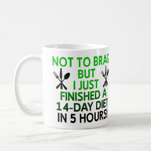 Schnell-Diät-Lustiger Becher oder Reisebecher Kaffeetasse