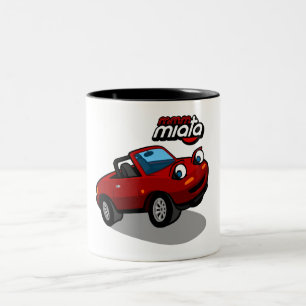 "Schnell" die Roadster-Tasse Zweifarbige Tasse