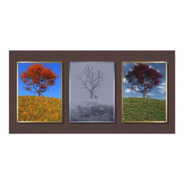Schnell Fliegen Sie die Jahre Triptych Foto Print (Vorne)