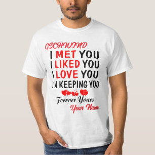 Schnell habe ich dich getroffen, wie du dich liebs T-Shirt