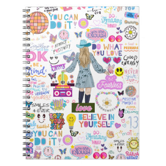 Schnell inspiriert Affirmation Spiral Notebook Notizblock