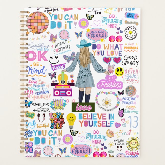 Schnell inspiriert Affirmationsplaner Planer (Vorderseite)