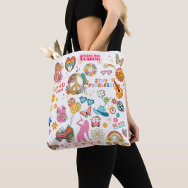 Schnell Inspiriert Groovy Tote Bag Tasche