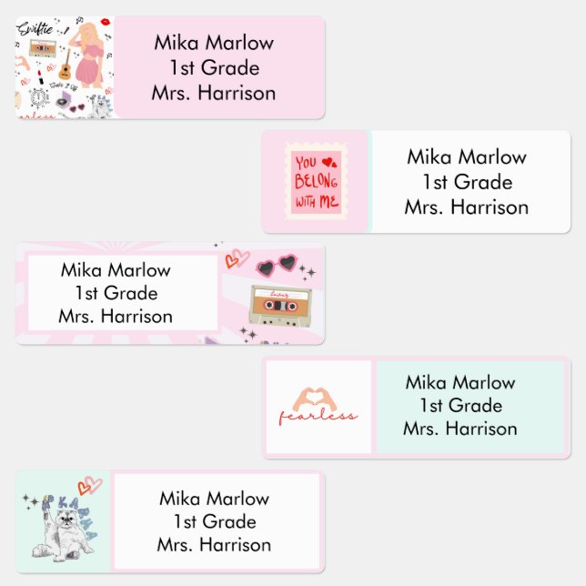Schnell Inspiriert Kinder kleiden Labels Etiketten (Gruppe)