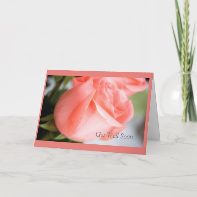 Schnell Rose Design Karte (Vorderseite)