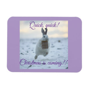 Schnell, schnell, Weihnachten kommt! Magnet