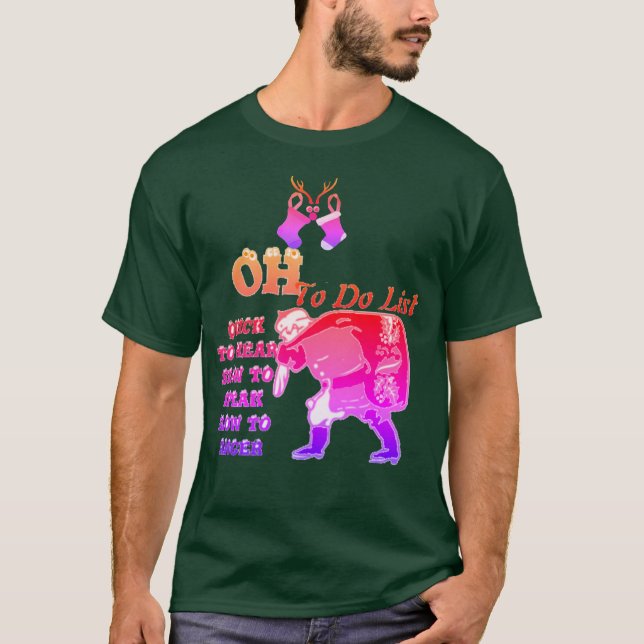 Schnell zu hören Langsam bis Wut Weihnachten T - S T-Shirt (Vorderseite)