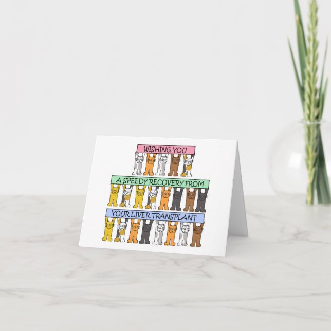 Schnelle Erholung von Lebertransplantation Karte (Vorderseite)