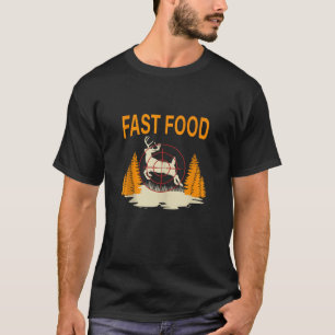 Schnelle Jagd auf Hirsche oben T-Shirt