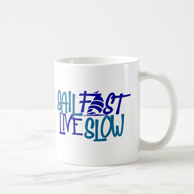 Schnelle Kaffee-Tasse des Segels für den Seemann Kaffeetasse (Rechts)