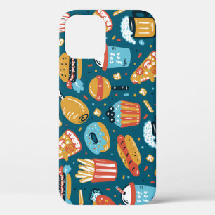 Schnelle Lebensmittelsymbole: Vintage Doodles Case-Mate iPhone Hülle