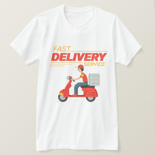 Schnelle Lieferung von Lebensmitteln T-Shirt