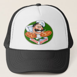 Schnelle Pizzalieferung des Zany italienischen Truckerkappe