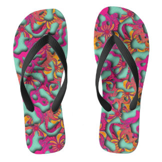 Schnelle Schleifen nahtlos Muster 14 + Ihr Backgr. Flip Flops