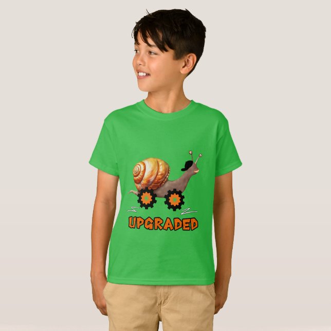 Schnelle Schnecke T-Shirt (Vorne ganz)