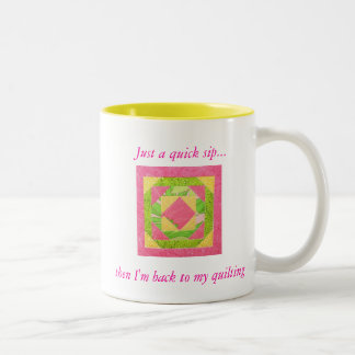 Schnelle Sip-Steppdecken-Tasse Zweifarbige Tasse