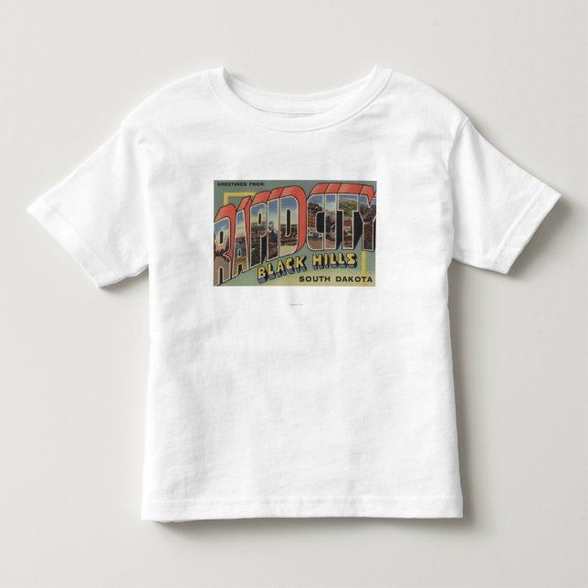 Schnelle Stadt, South Dakota - große Kleinkind T-shirt (Vorderseite)