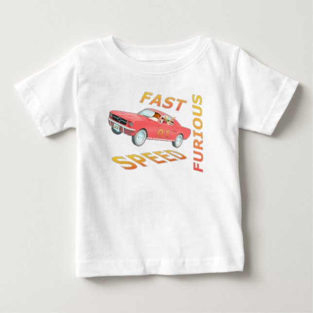 Schnelle und schnelle Wut 01 Baby T-shirt (Vorderseite)