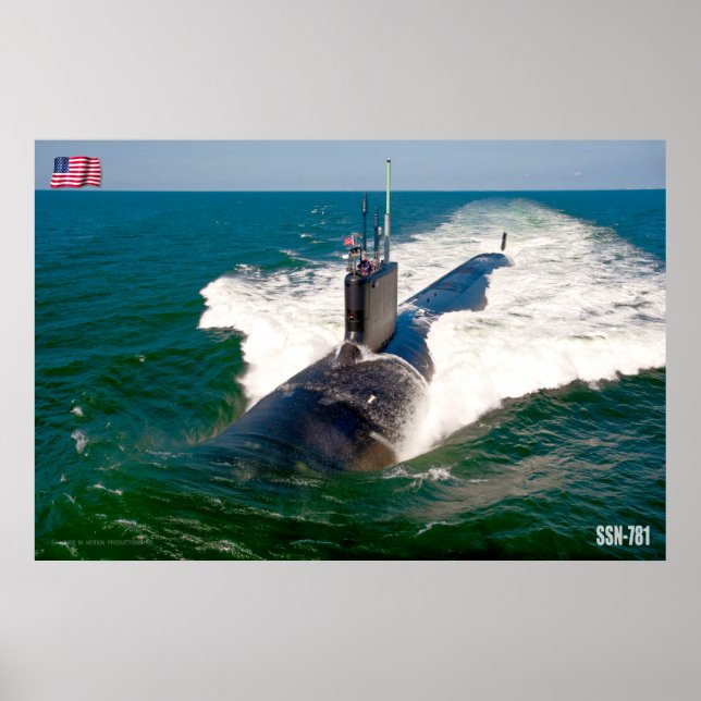 SCHNELLER ANGRIFF UNTERMARINE - SSN-781 POSTER (Vorne)
