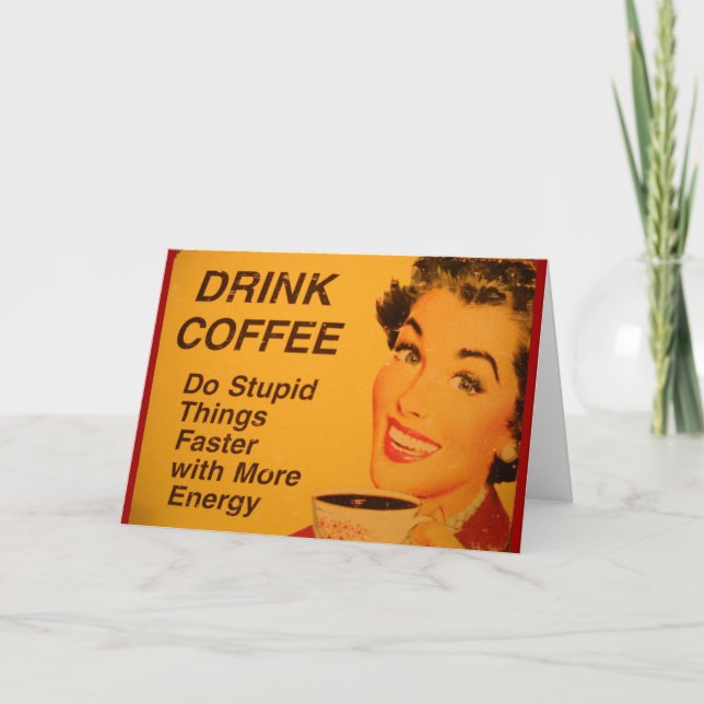 Schneller Dinge tun Karte (Vorderseite)