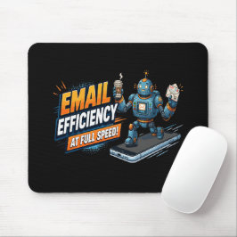 Schneller E-Mail-Produktivitätsroboter Mousepad
