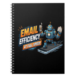 Schneller E-Mail-Produktivitätsroboter Notizblock
