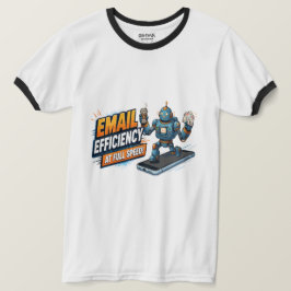 Schneller E-Mail-Produktivitätsroboter T-Shirt