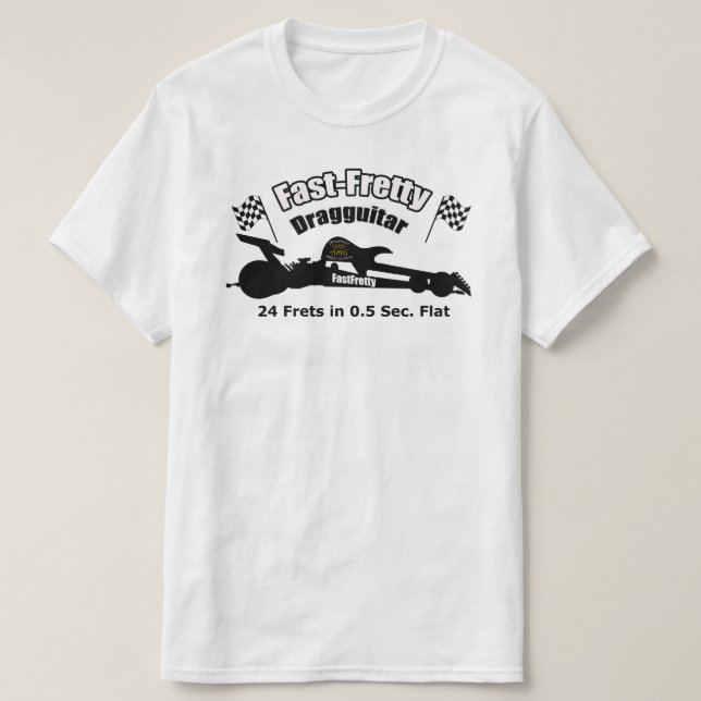 SCHNELLER FRETTY DRAGGUITAR Wert-T - Shirt (Design vorne)