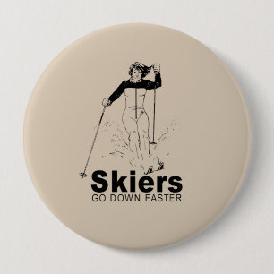 SCHNELLER GEHEN DIE SKIEREN NACH UNTEN BUTTON