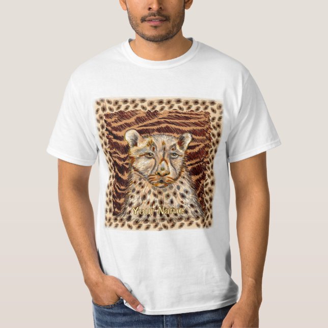 Schneller Gepard  T-Shirt (Vorderseite)