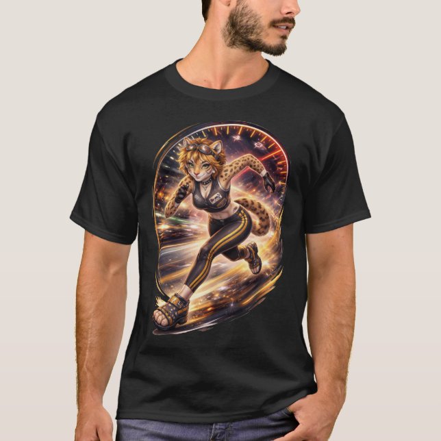Schneller Gepard T-Shirt (Vorderseite)