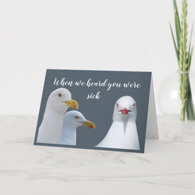 Schneller Spaß von allen Flock Seagulls Karte (Vorderseite)
