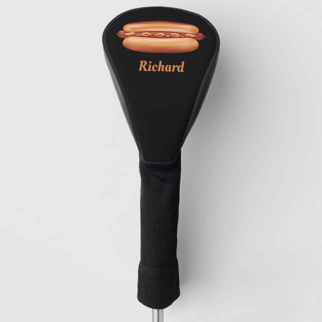 Schnellere Darstellung von Hot Dog mit Individuell Golf Headcover (Vorderseite)