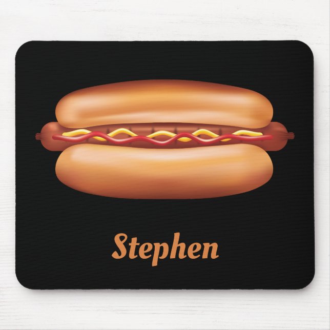 Schnellere Darstellung von Hot Dog mit Individuell Mousepad (Vorne)