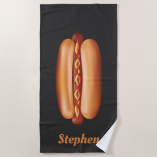Schnellere Darstellung von Hot Dog mit Individuell Strandtuch