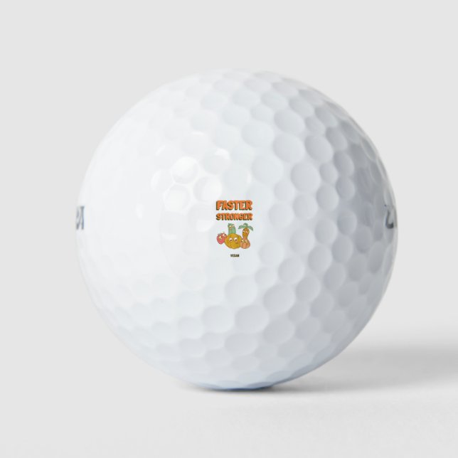 Schnellere Vegane Golfball (Vorderseite)