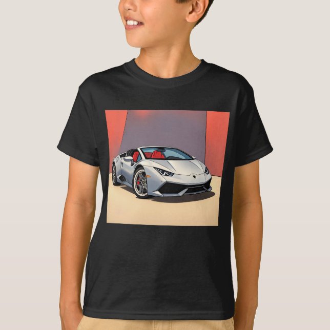 Schnelles Auto  T-Shirt (Vorderseite)