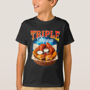 Schnelles Essen Hamburger Chicken Nugget Foodie Tr T-Shirt