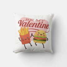 Schnelles Essen ist mein Valentinwurfkissen