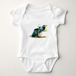 Schnelles fantastisches Speedway-Motorrad Baby Strampler
