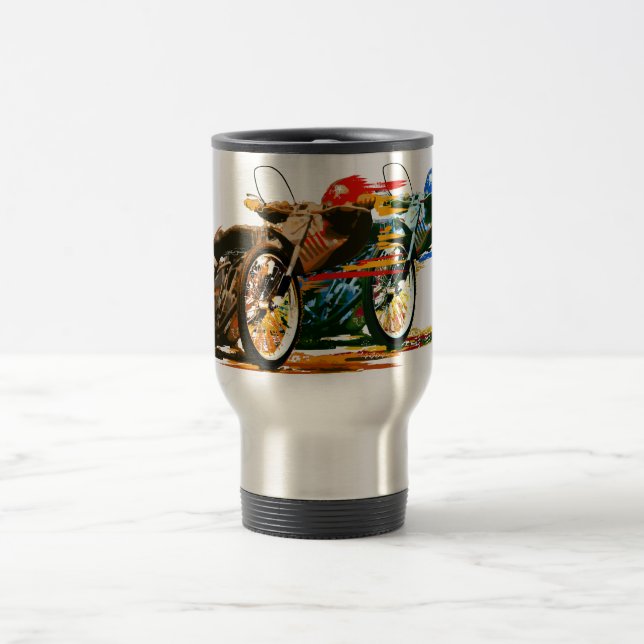 Schnelles fantastisches Speedway-Motorrad Reisebecher (Mittel)