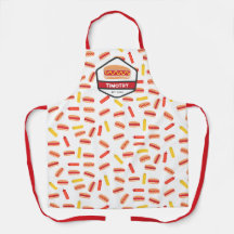 Schnelles Foodmuster Retro GRILLEN Monogramm