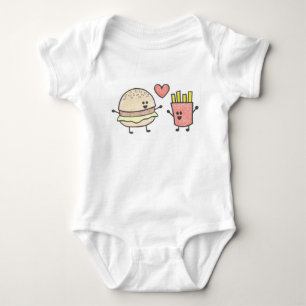 Schnellimbiss-Freunde Baby Strampler